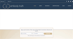 Desktop Screenshot of embodytruth.com